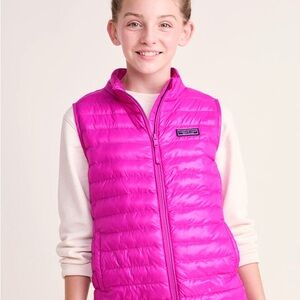 Vineyard Vines Hot Pink Puffer Vest